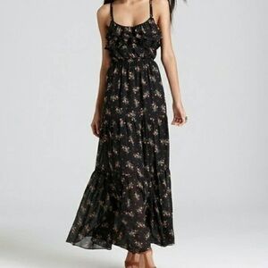 Guess Women’s Floral Tiered Maxi Dress Size 2 Sleeveless